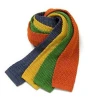 Latest 100% knitted silk ties striped slim tie for men