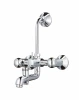 Leaves Indian Supplier chrome Plating Shower Faucet Brass Shower Tap Single Lever Modern Shower Mixer