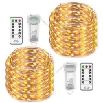 Led Battery Fairy Wall Rope Hanging Lights Copper Wire String Led Outdoor Light Garden