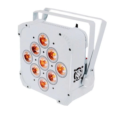 LED flat par can 9 x18w 6 in1 rgbwa+uv Wireless dmx led uplight Battery Powered led stage wash dj lights
