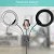 Import LED selfie ring light fill light Photo Phone make up Video Light Lamp With Tripods Selfie Stick from China
