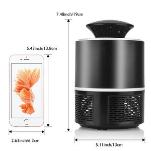 LED USB Electronic Mosquito Killer Trap Repellent Lamps Pest Control Bug Zappers Lights Moskiller