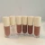 Import Lipgloss nude clear oem 2020 sell well chubby white tube glossy lip gloss private label from China