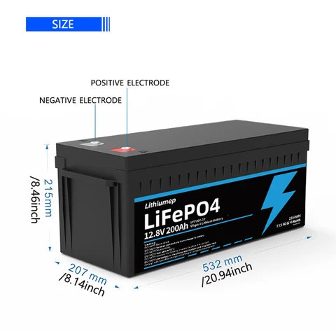 Buy Lithium Ion Batteries 12v 200ah Solar Battery Lifepo4 Prismatic ...