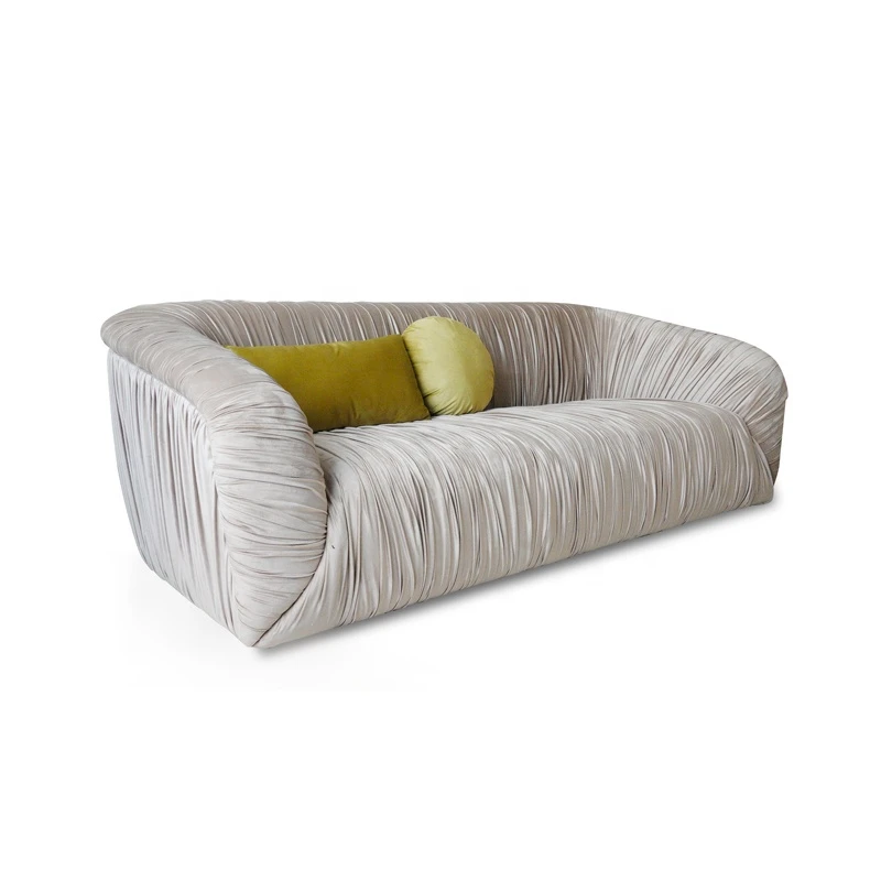 Living Room Furniture Chesterfield Velvet Sofa,3 Seater Modern Luxury Velvet Long Couch
