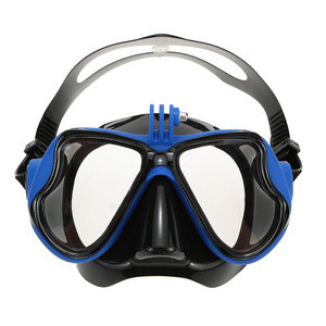 Lixada Adult Scuba Snorkeling Swimming Set Tempered Glass Diving  glass + Full Dry Snorkel Tube Y2591
