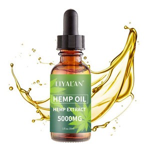 LIYALAN private label hemp seed extract oil 5000 mg for anxiety relieving anxiety and stress