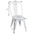 Import LK-H850A industrial vintage outdoor metal dining chairs from China