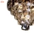 lobby club big stairs ceiling lamp modern large long led crystal chandelier pendant lighting for hotel