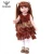 Import long hair dress up vinyl 18inch  baby doll for kids, hotsale stand up 45cm blond hair bady doll toy with clothing and hair from China