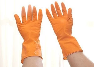 Long Type Latex Household gloves /Hand gloves for home work with beautiful colors