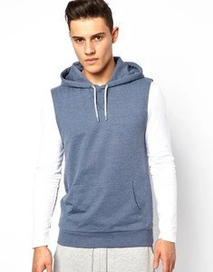 Loungewear boys blank sleeveless sweatshirt hoody