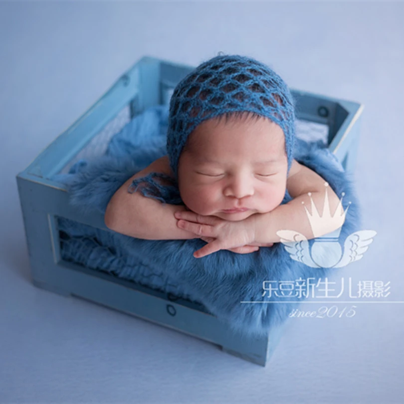 Lovely Baby Cap Crochet Baby Girls Hats Newborn Knit Caps Baby Boy Bonnet Newborn Hat Photography Props