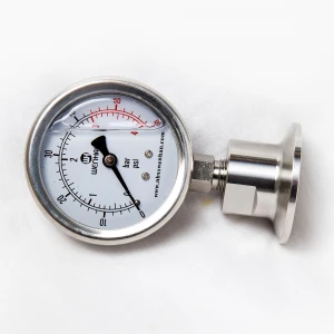 Low-maintenance Capsule Manometer Diaphragm Seal Pressure Gauge