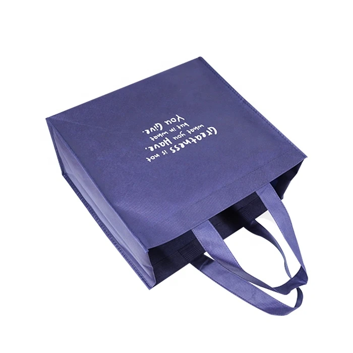 Low Price Custom Logo ECO Durable Recyclable Handle Tote Non Woven Bag
