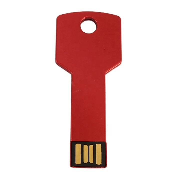 Low price prompt delivery time private label best quality guaranteed stainless steel smooth key shaped usb flash drive