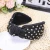 Import LRTOU Wholesale Fashion Fabric Hair Accessories Women Crystal Rhinestone Denim Hair Band Jeans Knot Hairband Headband For Girls from China