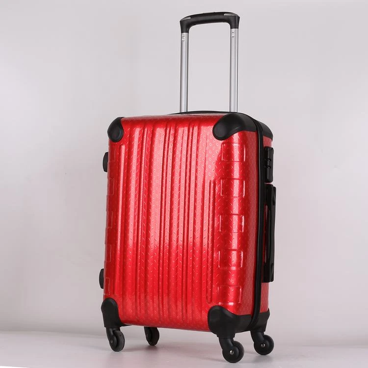 luggage oem 20 inch customize black metal carry-on luggage with trolley