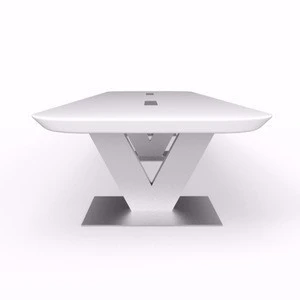 Luxury Board Conference Table White Meeting Table