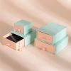 Luxury Customize Sliding Paper Cardboard Jewelry Gift Box with Custom Logo Bracelet Drawer Jewelry Packaging Jewelry Box