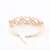 Import Luxury High Jewelry Floral Design Lab Grown Diamonds 18K Yellow Gold Adjustable Bracelet Charms for Women for Engagement Party from China