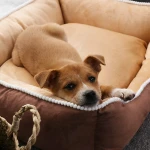 Machine Washable Ultra Soft Pet Sofa Rectangle Pet Bed with different size