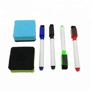 Magnetic dry erase  marker/ Whiteboard dry erase pen/ Magic erasable pen with eraser