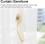 Import Magnetic Window Curtain Rope Holdbacks Simple and Elegant Sunflower Decorative Knitted Cord Drapery Holder from China