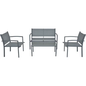 Mail Order Design Outdoor KD 4PCS Garden Chair and Coffee Table Furniture Set