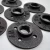 Import Malleable Cast Iron Black Floor Flange 4 hole Flange DN20 3/4&quot; with BSPT from China