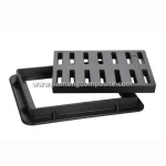 Manhole cover for rain drain dock sewer drain covers with plastic well cover with lock