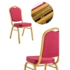 manufacture wholesale iron aluminium stackable durable wedding chairs used rental banquet hall chairs for sale