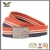 Import manufacturer canvas custom woven cheap studded polyester belt from China