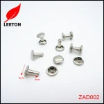 Manufacturer cheap 8mm metal round garment rivets