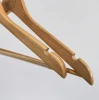 Manufacturer Wholesale Custom Logo cheap wood hanger clothes suit wooden coat hanger for shops
