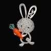 Manufacturers supply fashion rabbit jewelry accessories carrot diy accessories