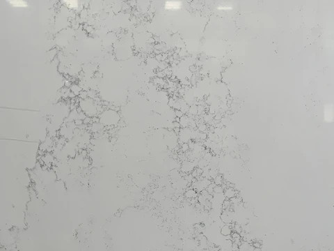 Buy Marble Style Quartz Artificial Stone White Calacatta Quartz Slab ...