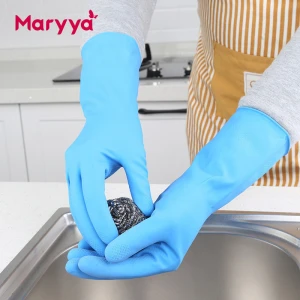 Maryya Household Thick Gloves Kitchen Hand Washing Gloves Cheap Latex Gloves Large Size