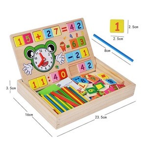 Mathematical Knowledge Classification Toy Wood Box Cognitive Matching Kids Montessori Early Educational Learn Toys for Children