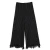 Import Maxnegio Guangzhou Custom Summer Black Stripes Loose Wide Leg Women Pants from China
