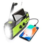 MD-090P Runningsnail Camping Equipment Hand Crank Emergency Solar Power Radio