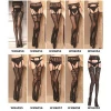 Meethope Hot selling High Waist Tights Fishnet Stretchy Garter Belt Sexy Stockings For Women