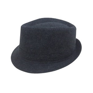 Men new style wool worsted bowler formal hat