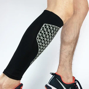 Men Women Base Layer Compression Cycling Warmers Calf Soccer Basketball Leg Sleeve Shin Guard