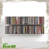 Metal vinyl disc CD shelf for retail,compartments magazines dividers,handmade book holders, free stand newspaper rack