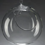 MH-12451 Hanging decor glass ball candle holder glass ball candle holder