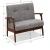 Import Mid century vintage compact loveseat wooden sofa sets living room furniture from China