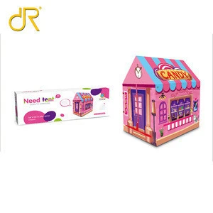 MIni world pink girl outdoor simulation house toy tent