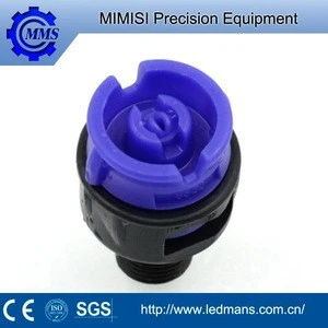 MMS small plastic toy gears 1/8 1/4 3/8 plastic flat fan PCB water spray nozzle for cleaning equipment parts semiconductor