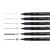 Import Mobee Different tip size Black Fineliner Brush art marker Pen Set for drawing from China